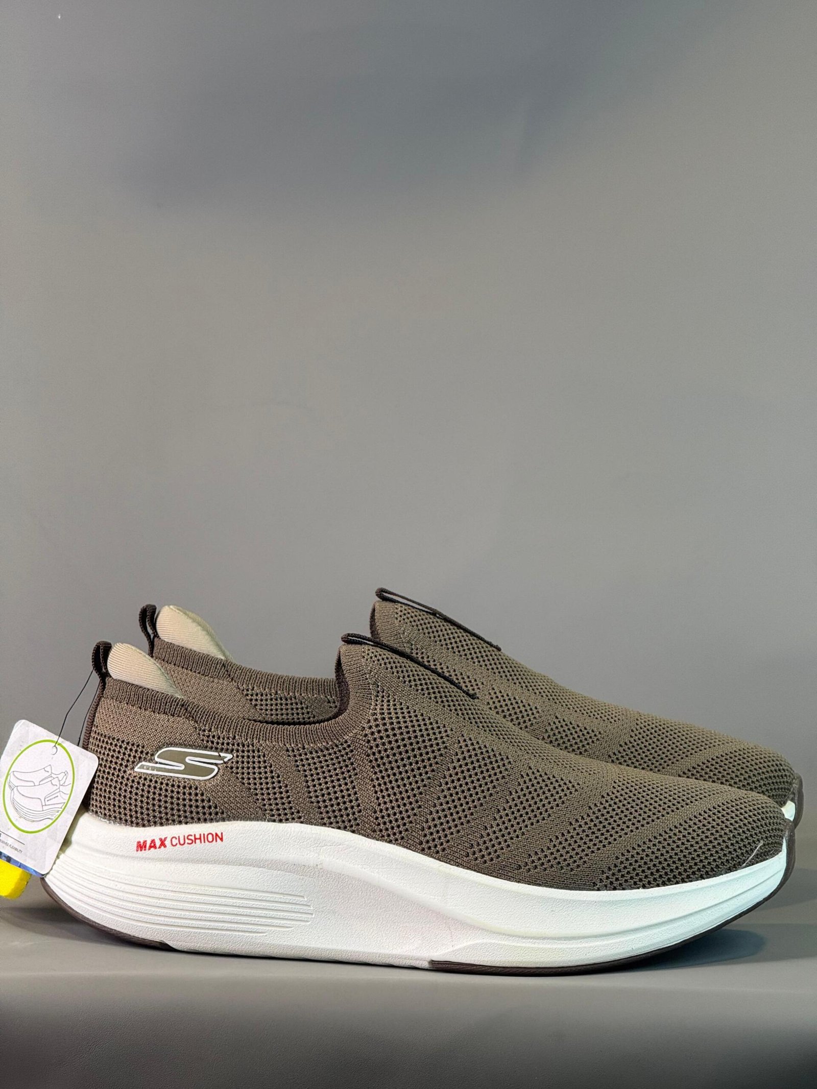 Skechers Air-Cooled Arch Fit Max Cushioning - Taupe Brown - Image 2