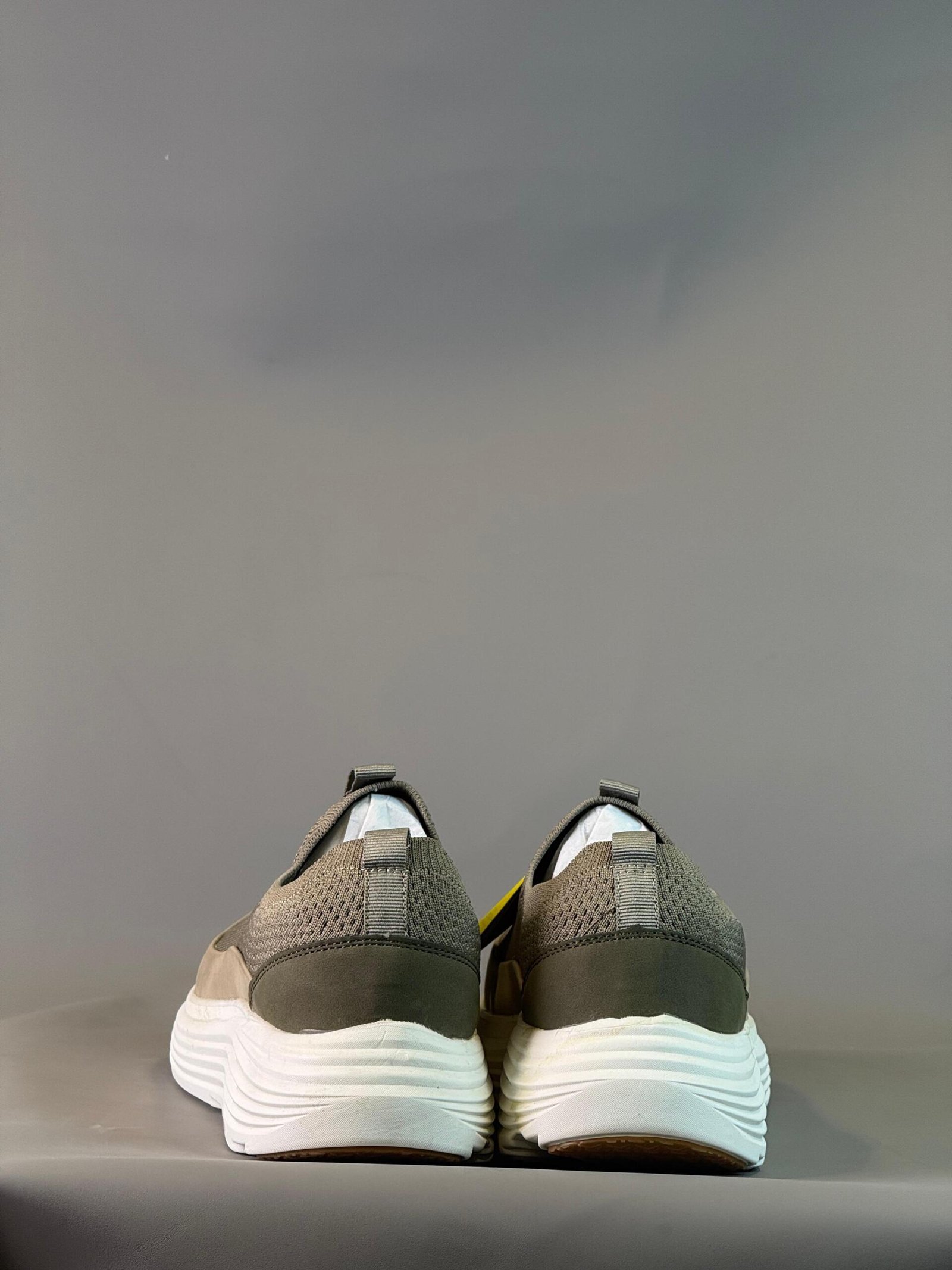 Skechers Max Cushioning Slip-On Sneakers - Olive Green - Image 4